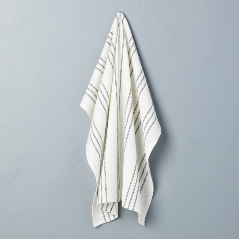 Hearth and Hand striped flour sack kitchen towel